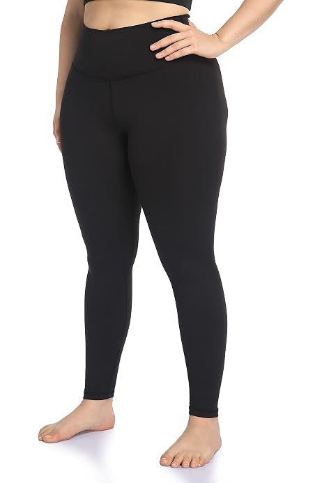 CRZ YOGA Butterluxe Plus Size Leggings for Women 25 Inches - High Waisted Buttery Soft Workout Spand | Amazon (US)