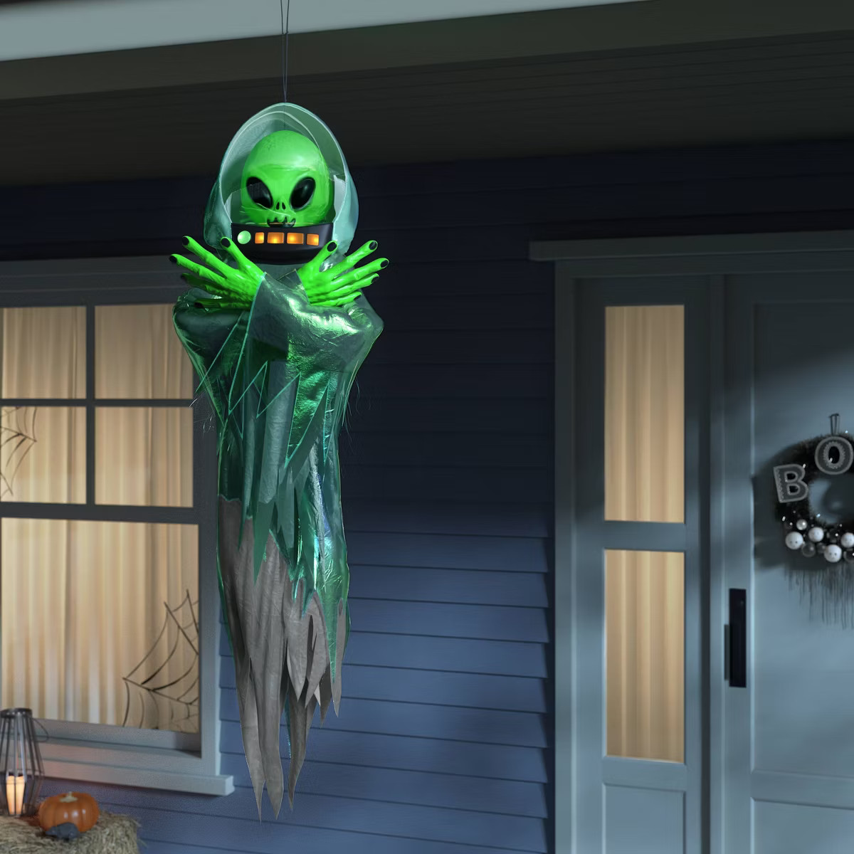 60" Animated Lit Glows under Blacklight Alien Ghoul Halloween Decorative Prop - Hyde and EEK! Bou... | Target