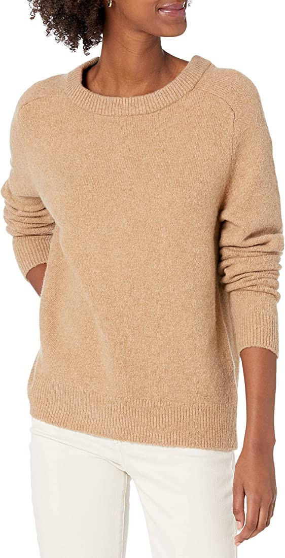 Daily Ritual Women's Cozy Boucle Crewneck Sweater | Amazon (US)
