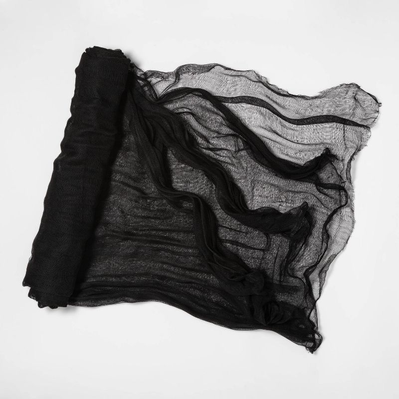 12.5&#39; Jumbo Gauze Cloth Black Halloween Decorative Prop - Hyde &#38; EEK! Boutique&#8482; | Target