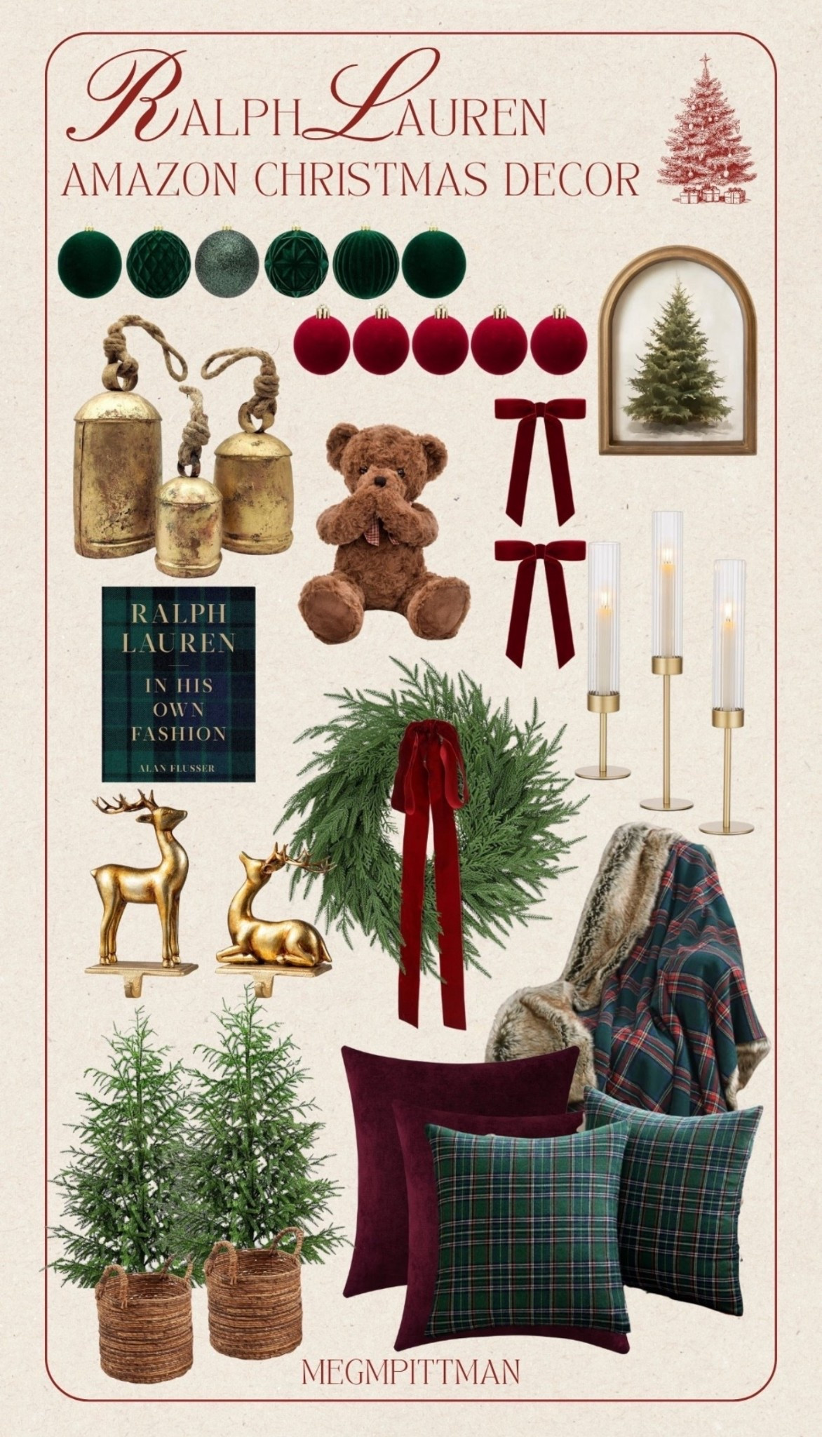 💫🎄
Some of my recent Amazon Christmas decor! 
Ralph Lauren Christmas
Amazon Christmas


#LTKGiftGuide #LTKHoliday #LTKHome