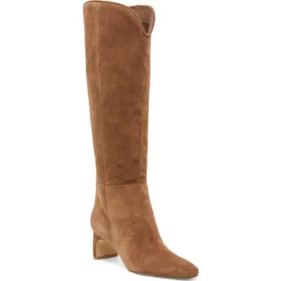 Dolce Vita Brion Knee High Boot in Cocoa Suede at Nordstrom, Size 8 | Nordstrom