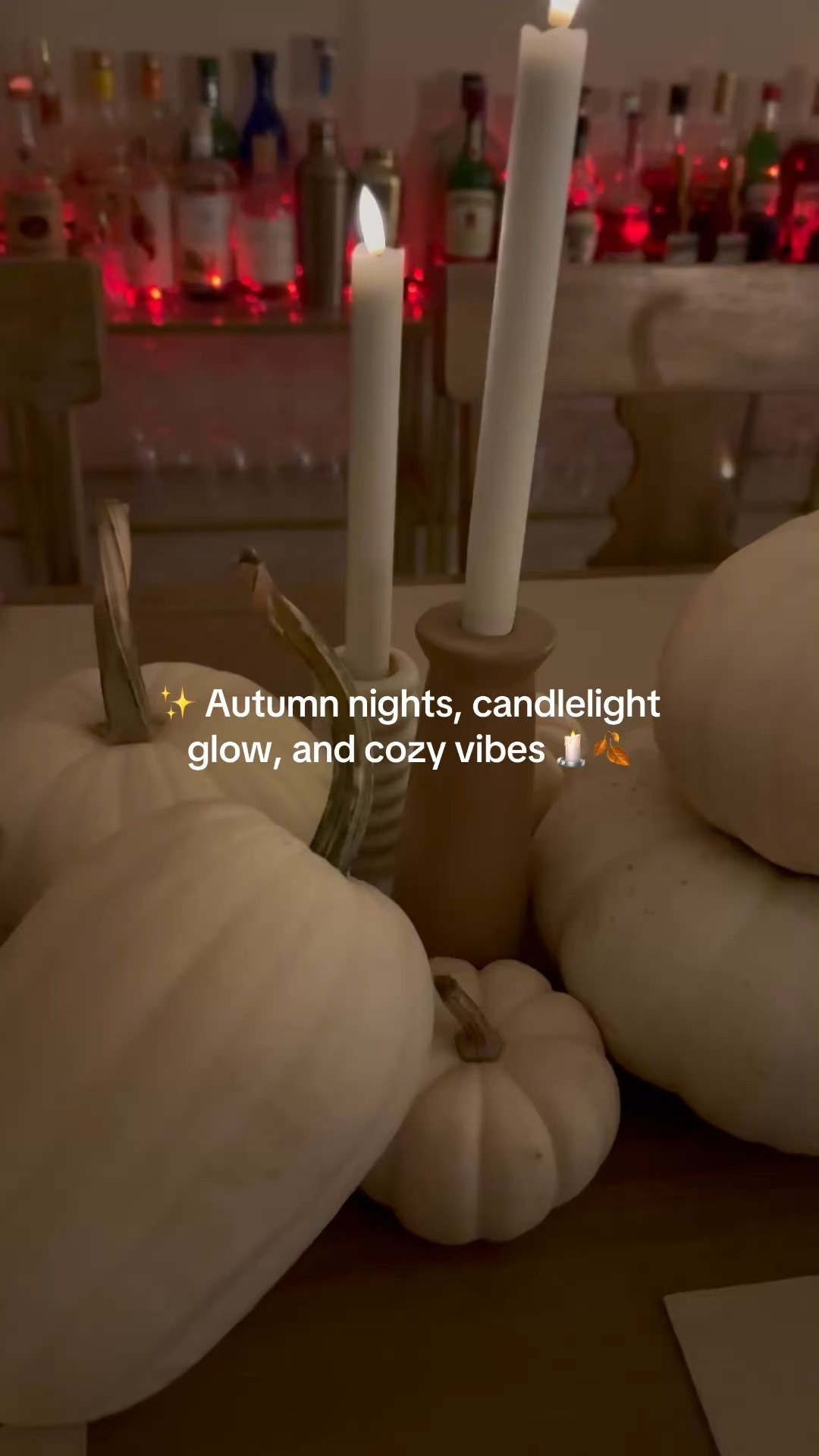Battery tapers + whip pumpkins = instant spooky chic 🕯️👻 Who else is making their table fall-ready? 🍂 #VibeCheck

#LTKHome #LTKSeasonal #LTKHalloween