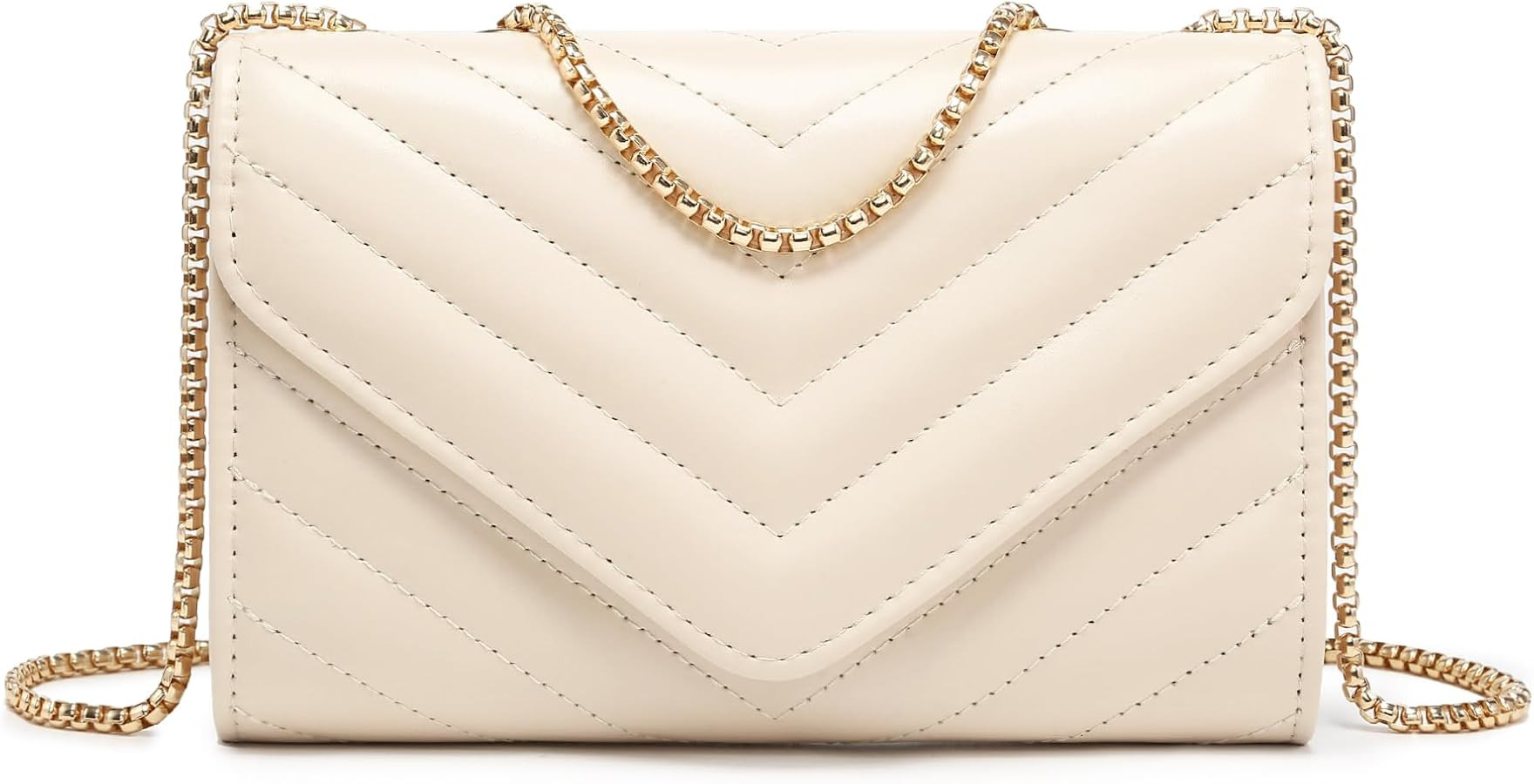 Dasein Women Small Quilted Crossbody Bags Stylish Designer Evening Bag Clutch Purses and Handbags... | Amazon (US)