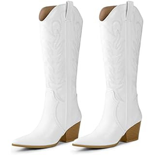 LISHAN Women's Western Boots Cowboy Cowgirl Boots | Amazon (US)