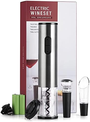 CIRCLE JOY Electric Wine Bottle Openers Set - Rechargeable Automatic Corkscrew Opener Puller, Ele... | Amazon (US)