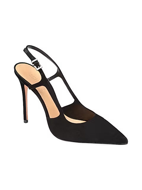 Schutz Boris Suede Slingback Pumps | Saks Fifth Avenue