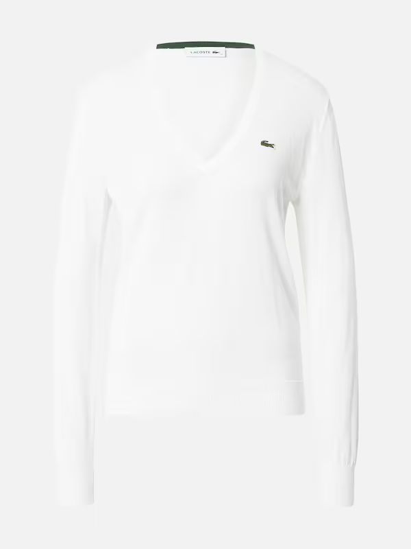 LACOSTE Pullover in weiß | ABOUT YOU (DE)