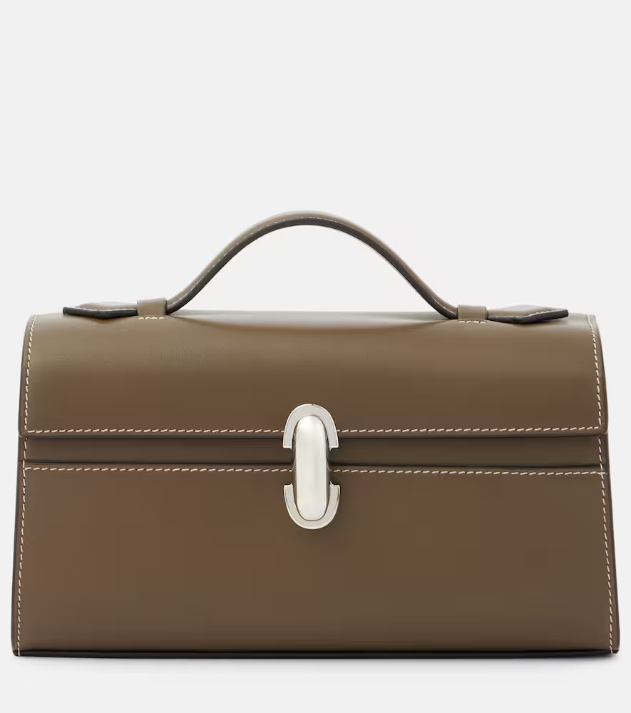 Savette Symmetry Pochette leather tote bag | Mytheresa (US/CA)