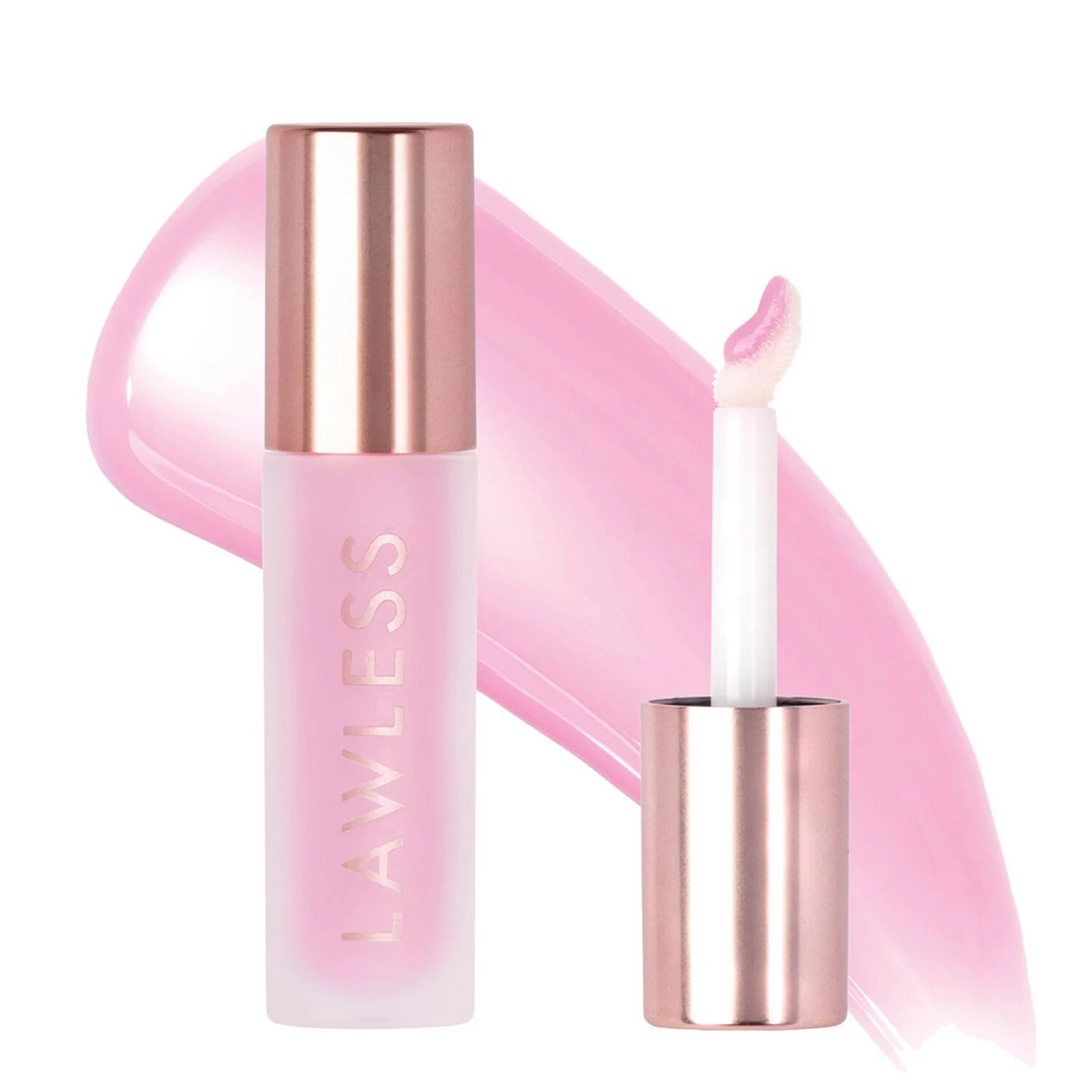 LAWLESS Forget The Filler Lip Plumper Line Smoothing Gloss, Size: .11 Oz, Strawberry Milkshake | Kohl's
