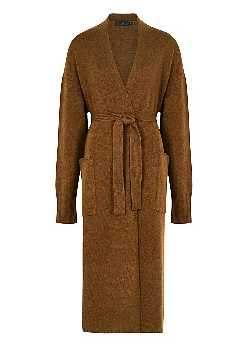 Franklin brown belted cashmere cardigan | Harvey Nichols (Global)