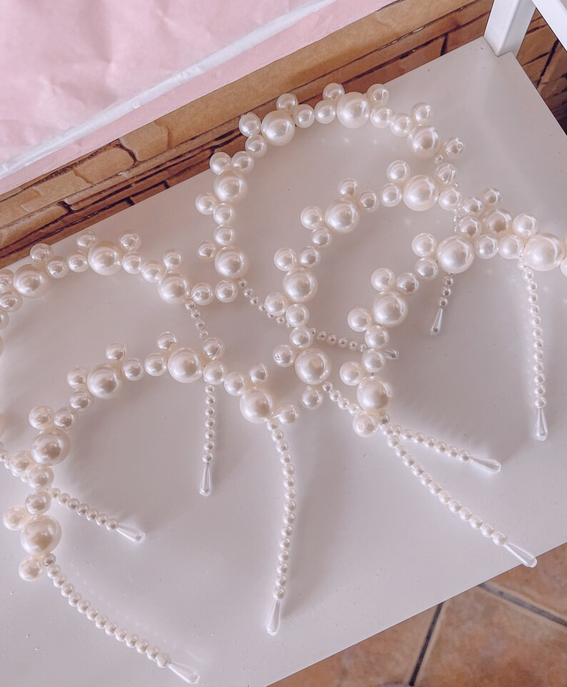 Little Mickey Pearls Headband | Etsy | Etsy (US)