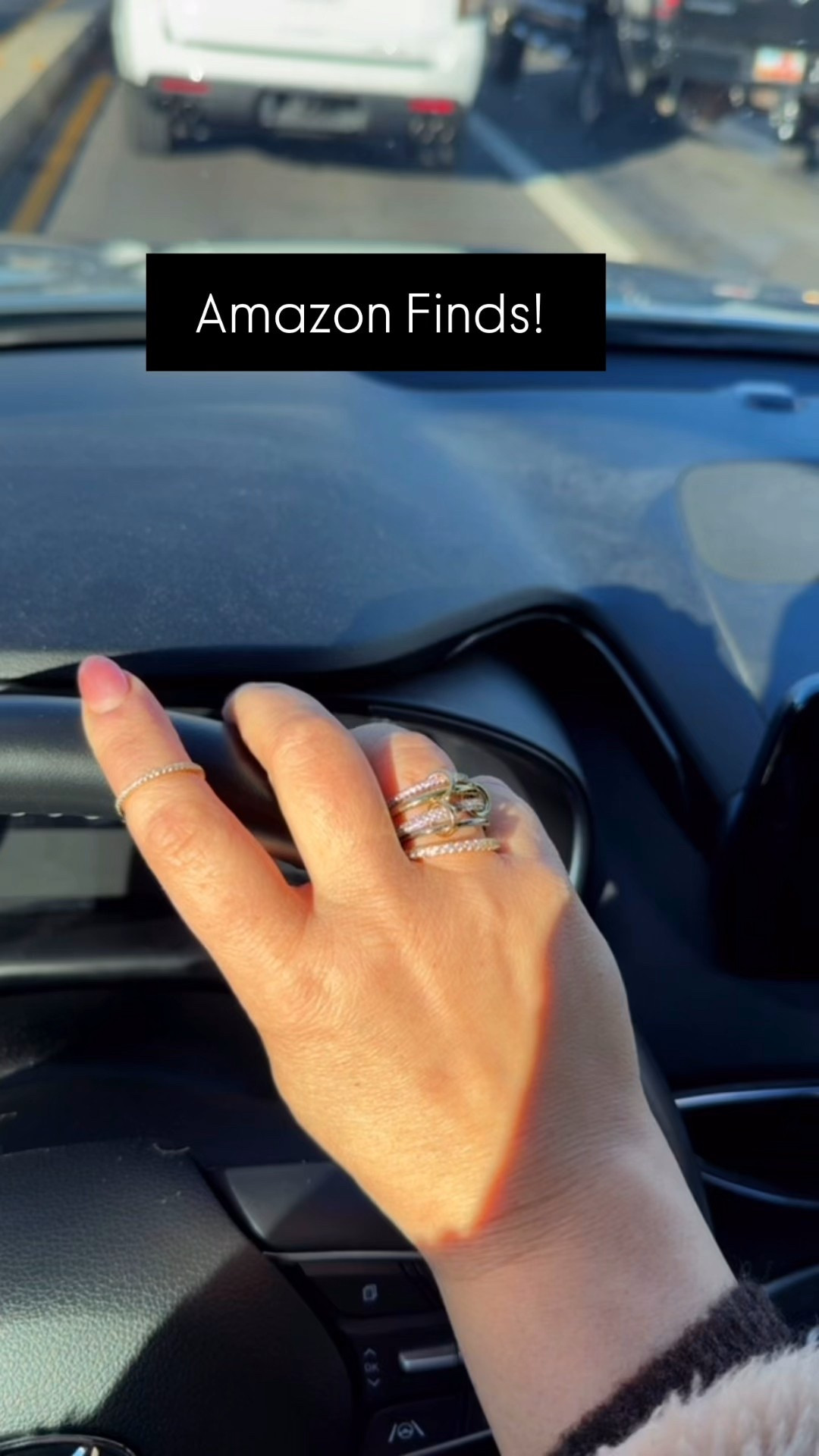 My car may be in traffic… but at least my rings are out here living their best life. 😂✨
This Amazon stack looks luxe, layers beautifully, and hasn’t tarnished — even with my “hands always in something” midlife lifestyle.
Affordable, pretty, and effortless. Exactly how I like my jewelry.

amazon ring stack. gold stackable rings. mixed metal jewelry. midlife style accessories. affordable everyday jewelry. non tarnish rings. amazon fashion finds. jewelry for women over 40. minimalist ring stack. dainty gold rings. cubic zirconia rings. trendy amazon jewelry 2025. midsize style inspiration. elegant ring combinations. everyday luxury look.