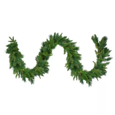 Northlight Real Touchâ¢ï¸ Pre-Lit Mixed Rosemary Pine Artificial Christmas Garland - 9' x 14" - Warm White LED Lights | Belk