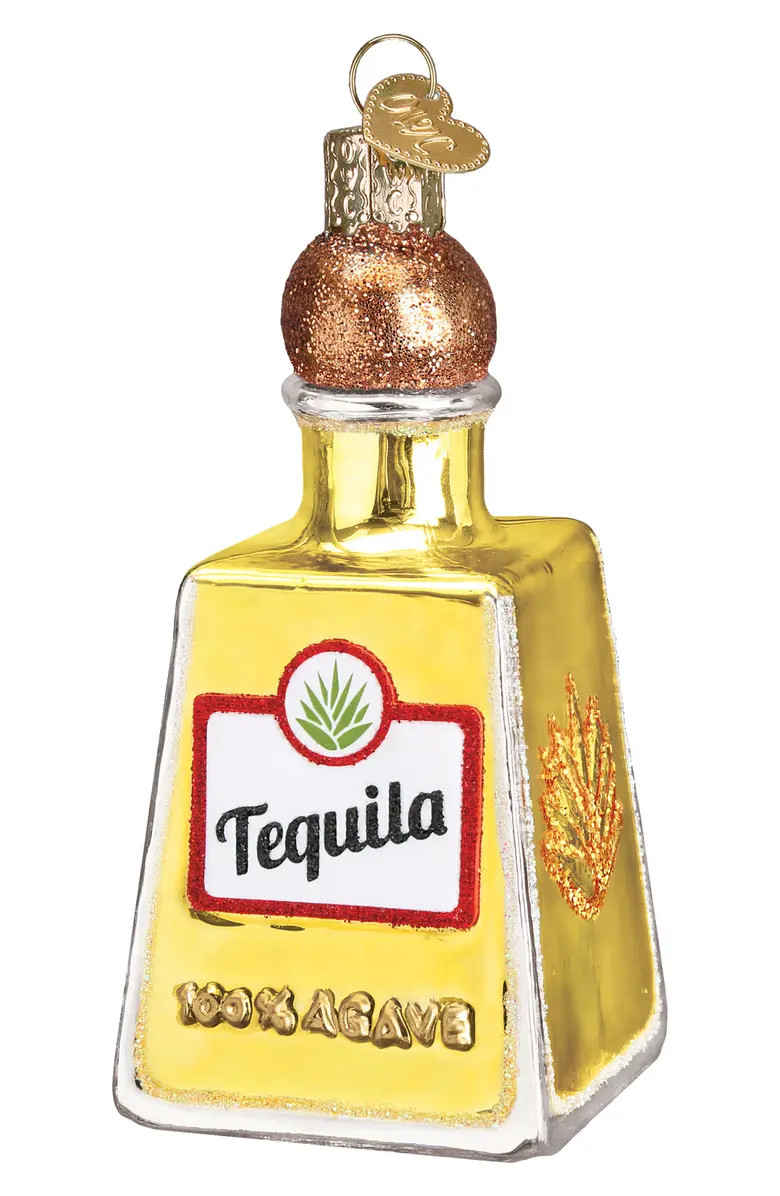 Old World Christmas Tequila Bottle Glass Ornament | Nordstrom | Nordstrom