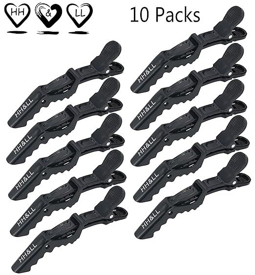 Hair Clips for Women and Girls by HH&LL – Wide Teeth & Double-Hinged Design – Alligator Styli... | Amazon (US)