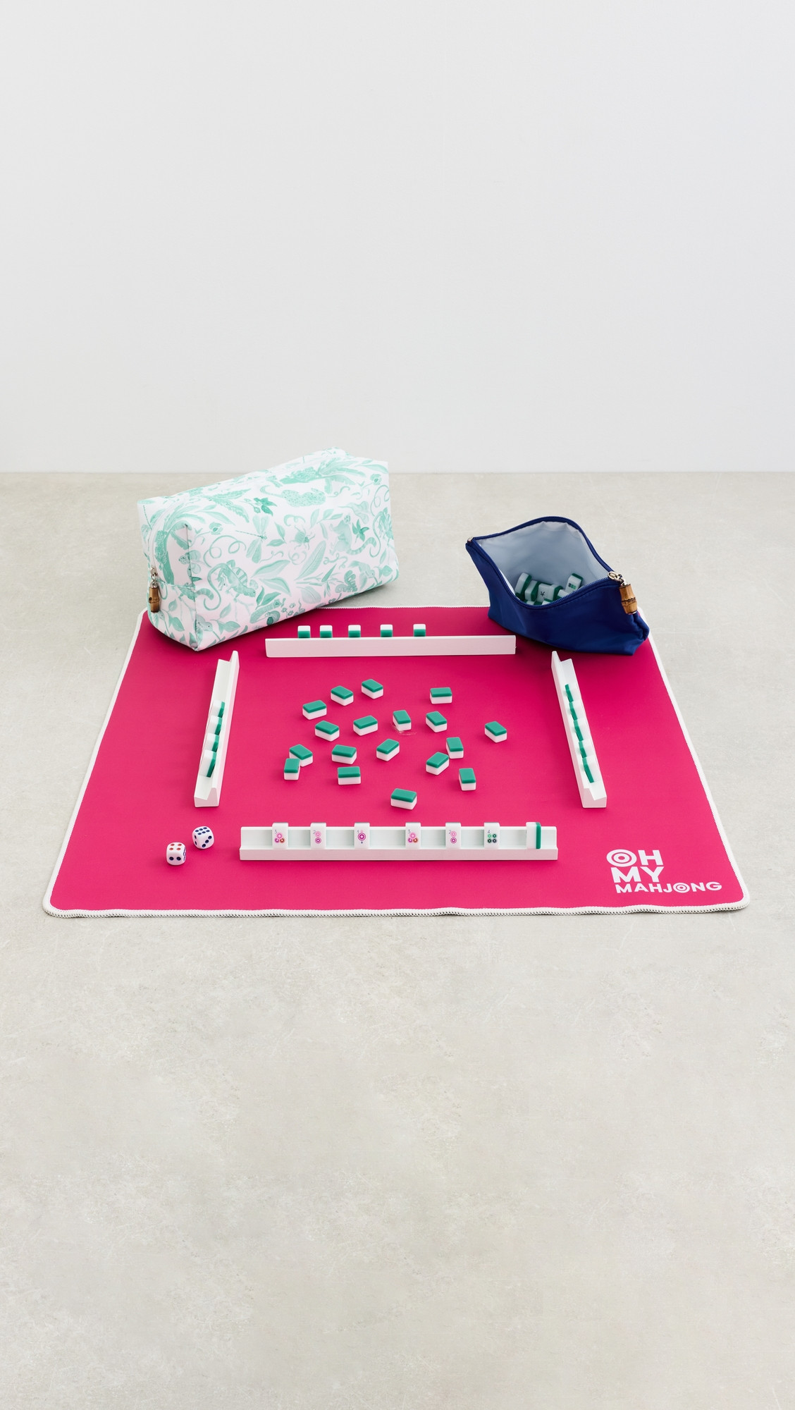 Oh My Mahjong Palm Beach Travel Set Blue One Size | Shopbop