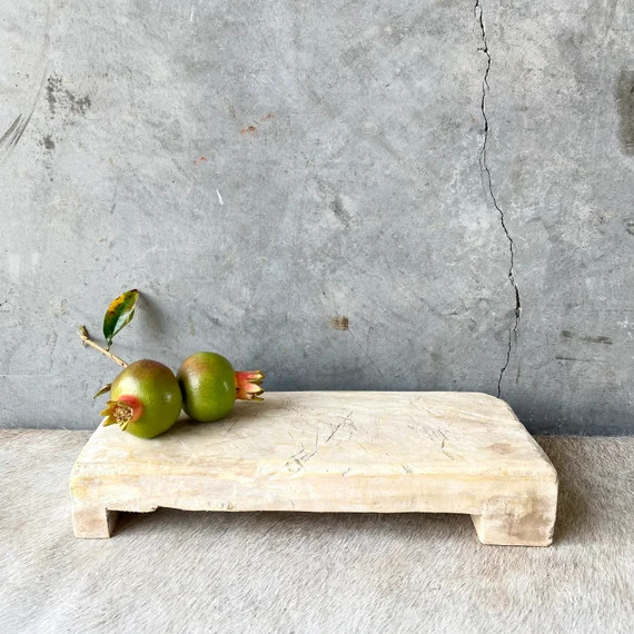 Vintage Rustic Raw Wood Riser {R7} | Etsy (US)