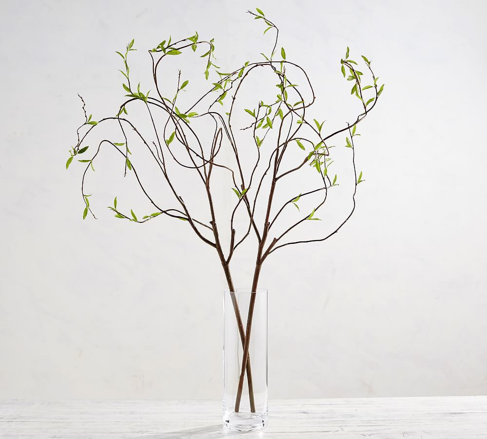 Faux Curling Willow Branch | Pottery Barn (US)
