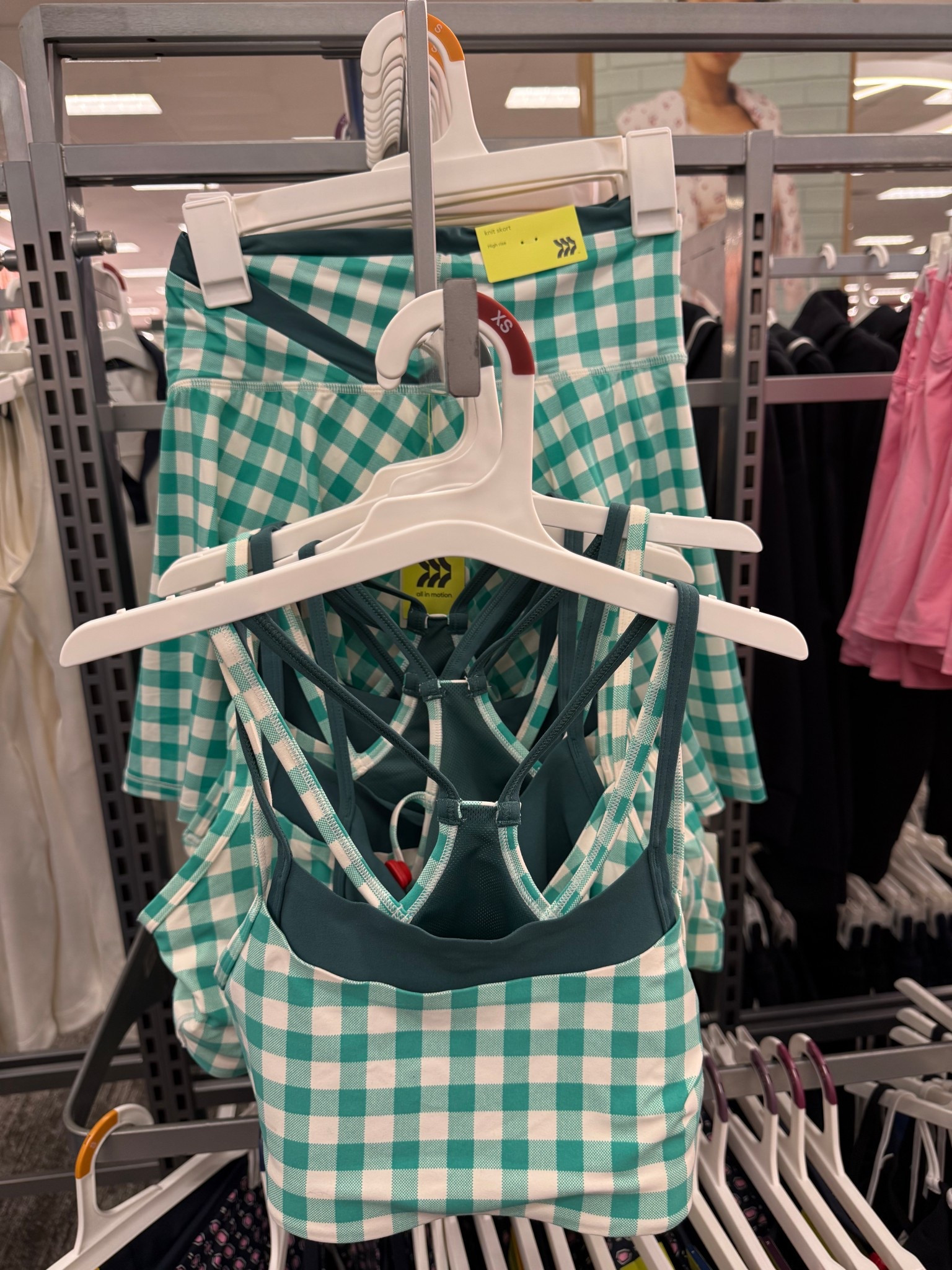 Gingham + active. 💚

#LTKOver40 #LTKSaleAlert #LTKActive