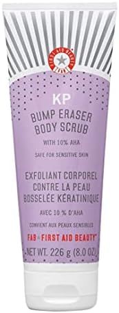 First Aid Beauty KP Bump Eraser Body Scrub with 10% AHA: Vegan Body Scrub to Decongest Pores and ... | Amazon (US)
