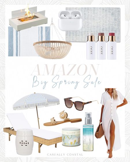 Sharing some favorites from Amazon’s Big Spring Sale! Deals subject to change at anytime. 
-
Amazon sale, spring sale, Amazon style, Amazon home decor, Amazon rug, coastal rug, capitola rug, pottery barn rugs on Amazon, Amazon rugs on sale, blue & white rugs, living room rugs, 6x9 rugs, 5x8 rugs, 8x10 rugs, 9x12 rugs, 10x13 rugs, living room rugs, dining room rugs, bedroom rugs, pottery barn looks for less, designer looks for less, coastal style, coastal furniture, Amazon vacation outfit, Amazon beach cover-up, Amazon swim cover-up, white Amazon dress, ogee face stick, wool area rug, Apple AirPods Pro, striped rug, Amazon bath mat, 7ft patio umbrella, Amazon beach umbrella, Amazon patio furniture, Amazon outdoor furniture, Amazon pool furniture, Amazon loungers, Amazon chaise lounger, woven loungers, resort style, Amazon resort wear, outdoor adjustable chaise lounge, wood beaded chandelier, Amazon chandelier, coastal chandelier, dining room chandelier, bedroom chandelier, table top fire pit, outdoor side table, Amazon side table, garden stool, spring sandals, Amazon sandals, Jack Roger’s, Amazon sunglasses, polarized sunglasses, square sunglasses, st. Tropez self tan purity face mist, self tanner, illume candle, short sleeve side split button down long kimono, swimsuit cover up, Amazon patio decor 

#LTKhome #LTKsalealert #LTKfindsunder100