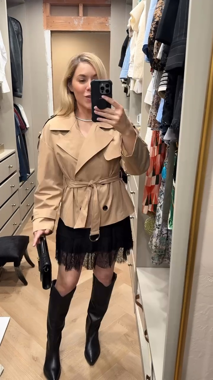 Amazon outfit
Amazon fashion
Lace skirt
Western boots
Bottega dupe
Black boots 