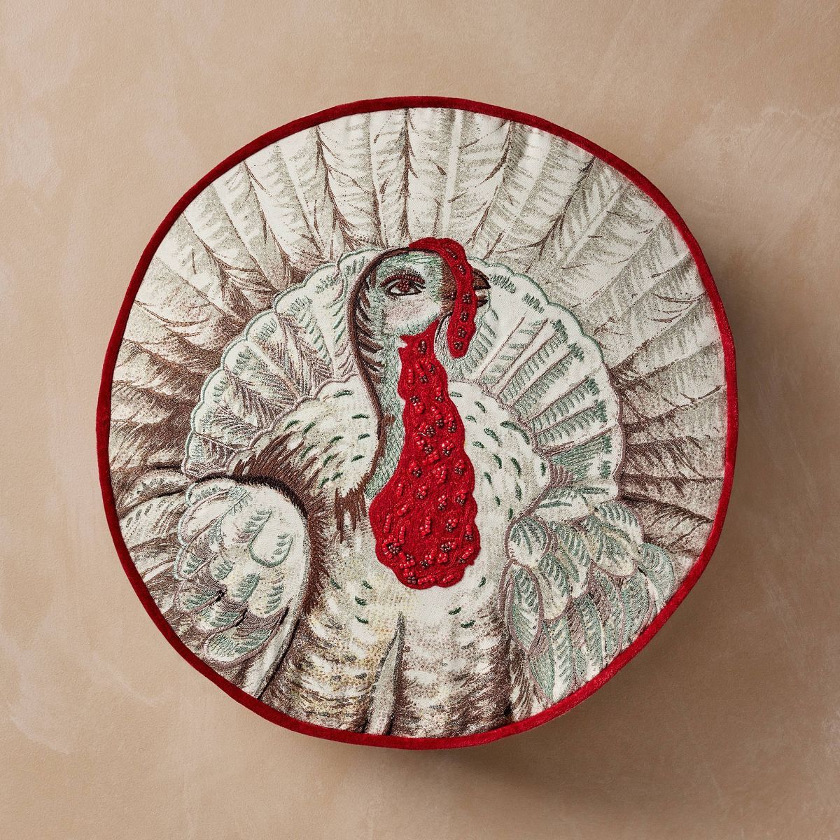16" Round Pillow Fall Turkey - John Derian for Target | Target
