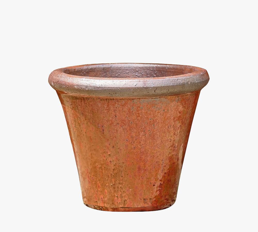 Juliet Glazed Terracotta Planter | Pottery Barn (US)