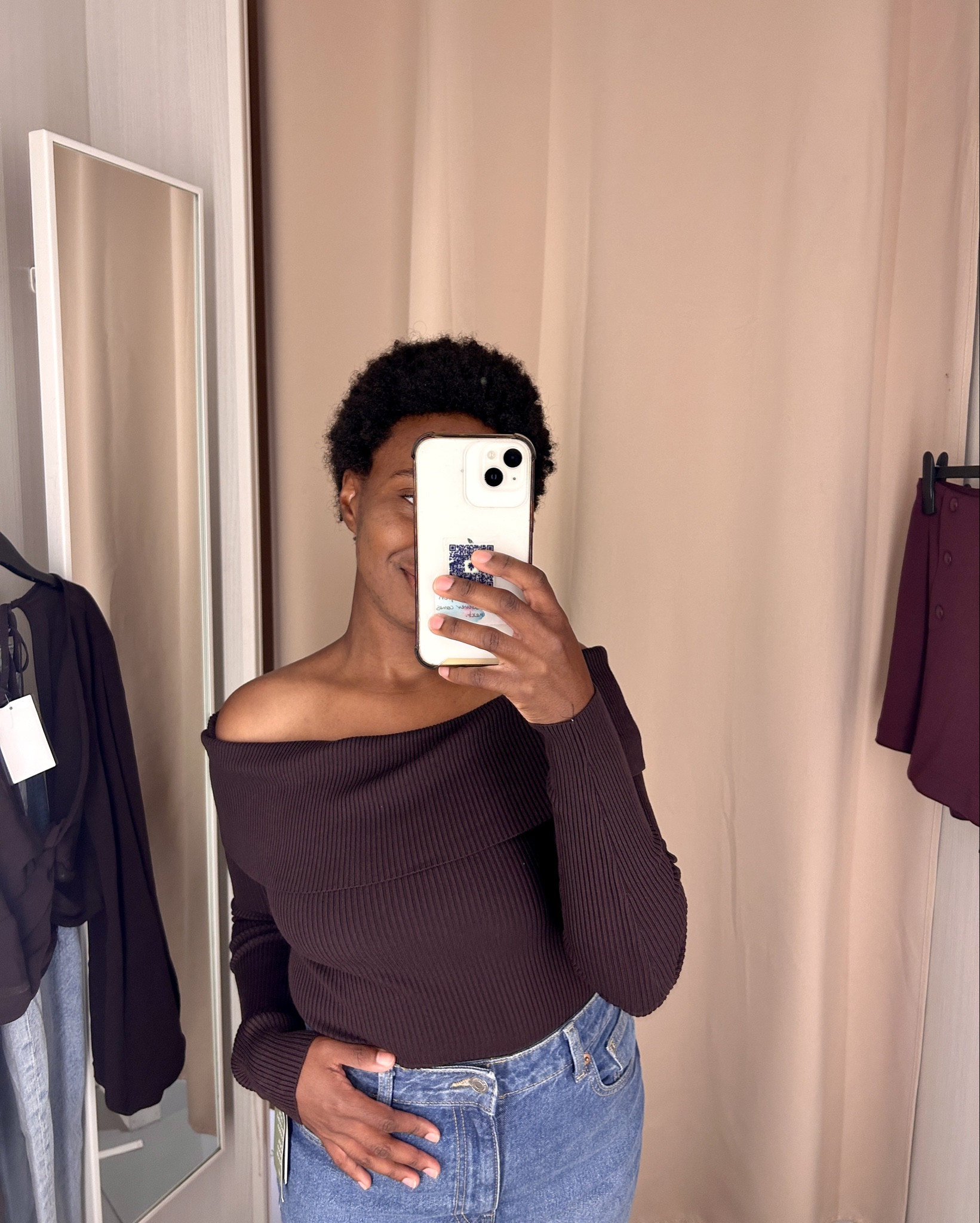 another one of my faves from this #tryonhaul was this off the shoulder top from h&m (esp paired with these high waisted jeans 🥹) #denim #fashionfinds

#LTKStyleTip #LTKFindsUnder50
