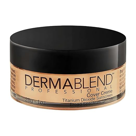 Dermablend Cover Crème Full Coverage Foundation Makeup, Hydrating Cream Concealer for Dark Circl... | Amazon (US)