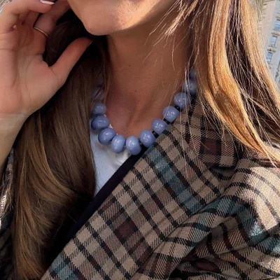 Joan Semi-Precious Necklace - Blue Sodalite | BaubleBar