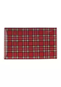 Biltmore by Lenox Red Tartan Holiday Large Platter | Belk