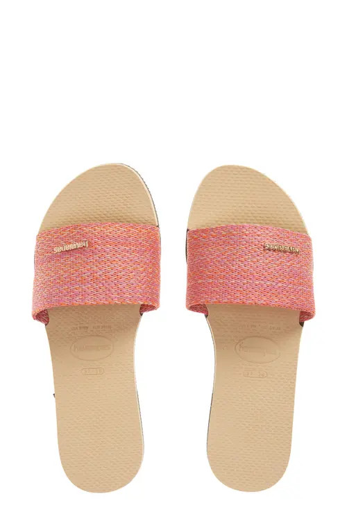Havaianas You Malta Slide Sandal in Golden at Nordstrom, Size 9 | Nordstrom