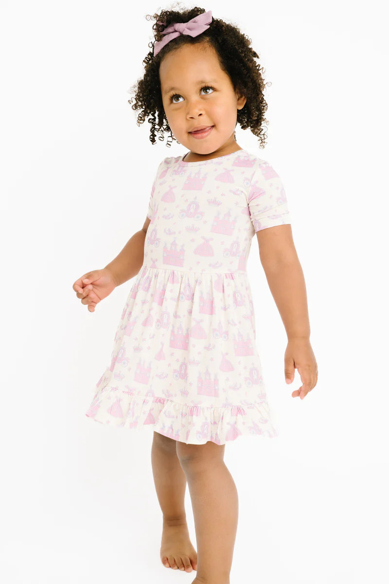 Dreamy Fairytale Short Sleeve Bamboo Dress | Little One Shop Co