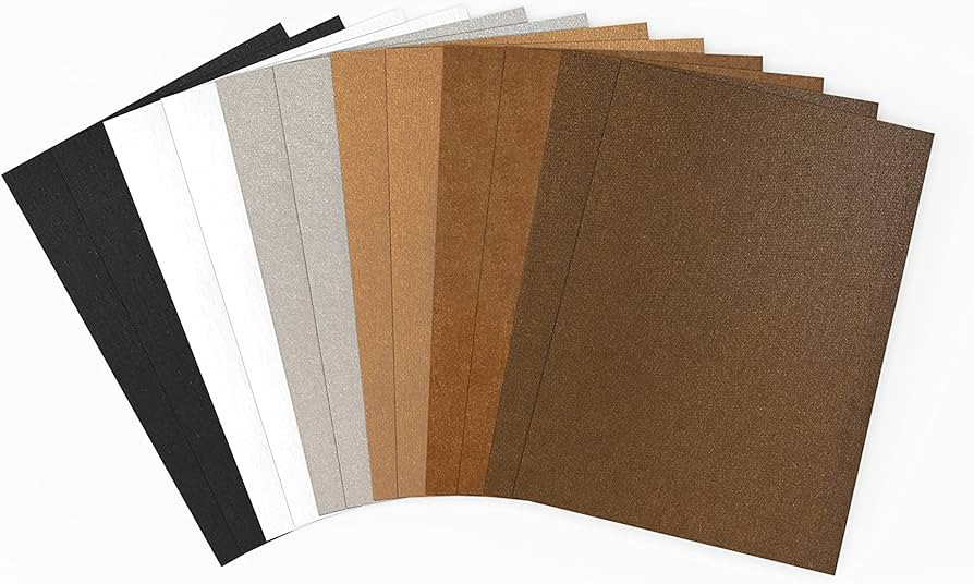 Brandalo® veganes Leder - waschbares Papier - 12 Bögen A4 21x30cm bei 0,55mm Dicke - Waschpapie... | Amazon (DE)