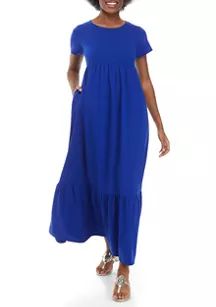 Women's Short Sleeve Maxi Dress | Belk