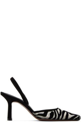 Black & White Bella Heels | SSENSE