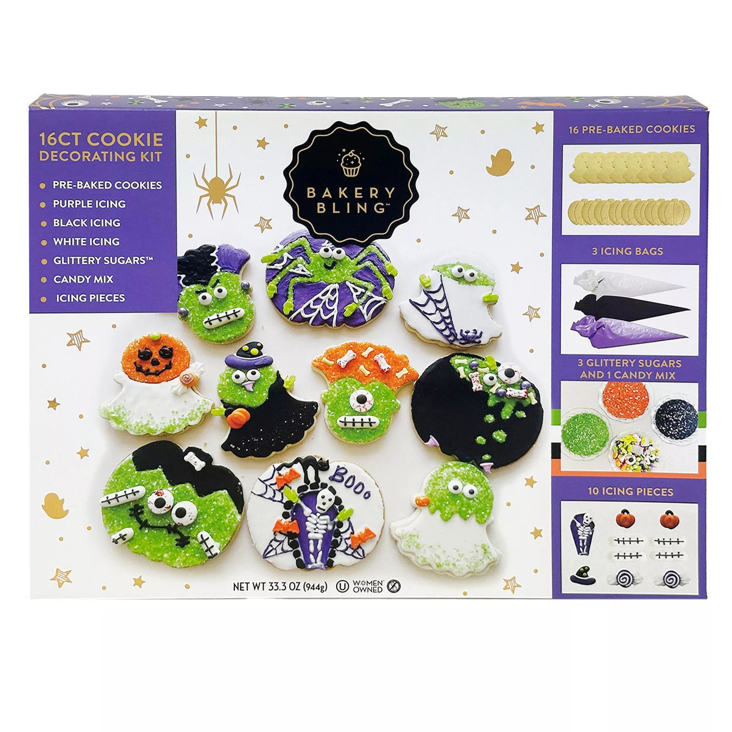 Bakery Bling Halloween Cookie Decorating Kit, 16 ct. | Sam's Club