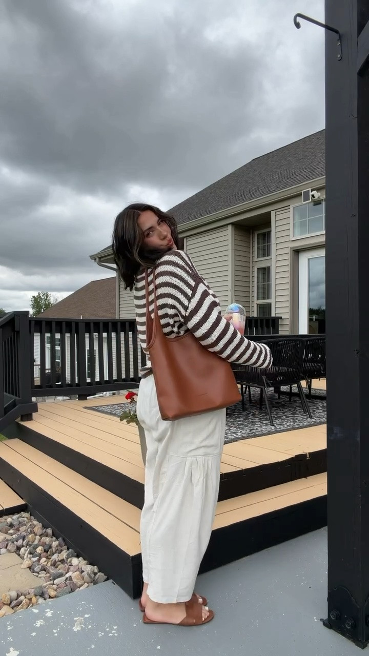 Bloat friendly spring OOTD of my dreams 
Cardigan M 
Linen pants run big - M

#LTKootd #LTKgrwm #LTKSeasonal