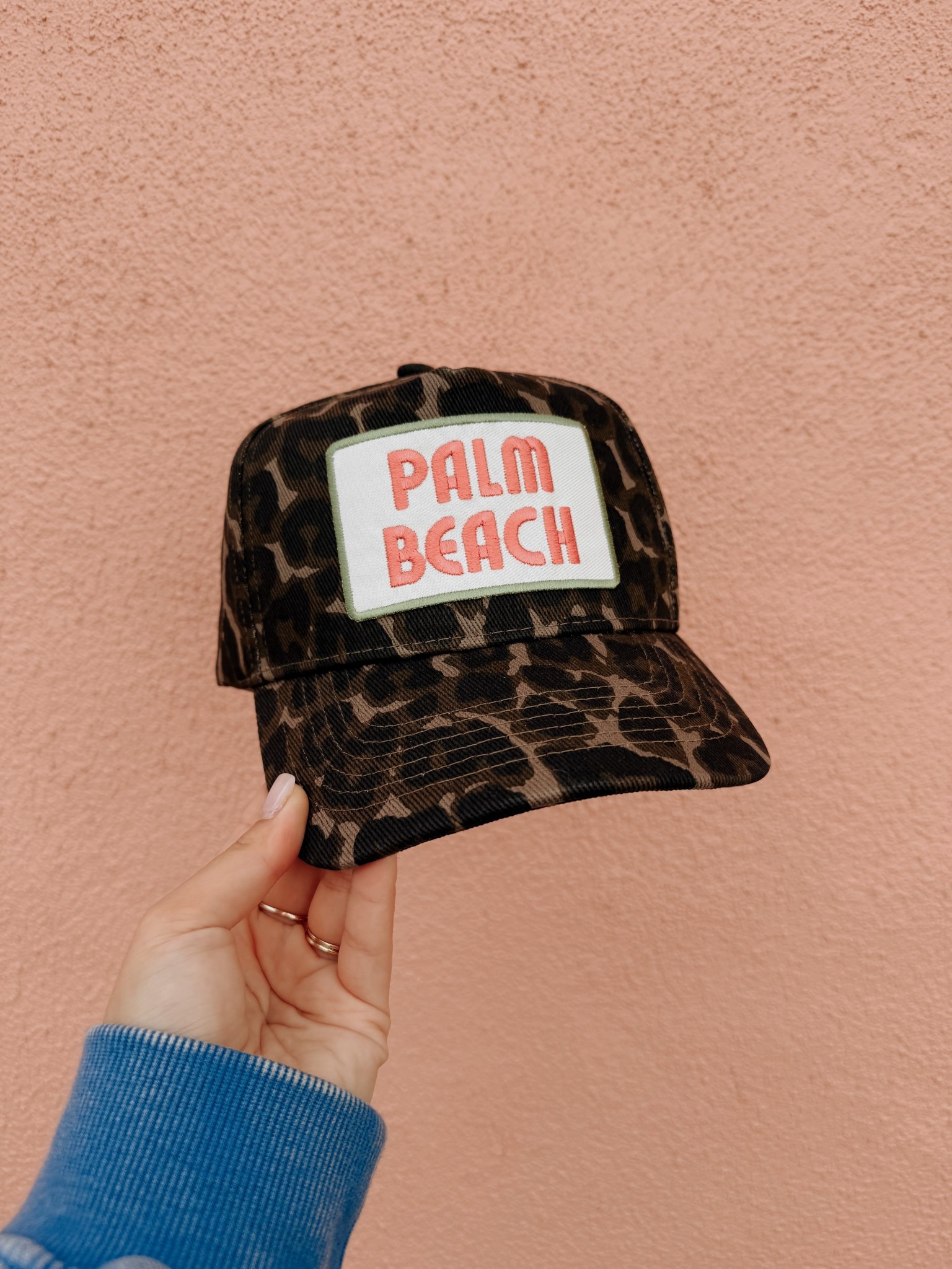 Palm Beach Leopard Trucker Hat 🐆