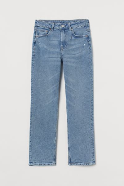 Straight High Ankle Jeans | H&M (US + CA)
