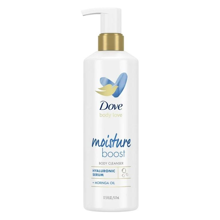 Dove Body Love Moisture Boost Daily Use Hyaluronic Acid Women's Body Cleanser, Vanilla, 17.5 fl o... | Walmart (US)