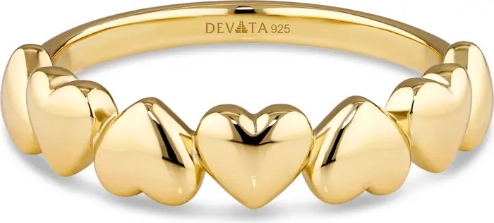 Sweet Heart Ring in Gold Plated Sterling Silver | Nordstrom