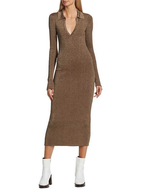 Choi Ribbed Polo Dress | Saks Fifth Avenue