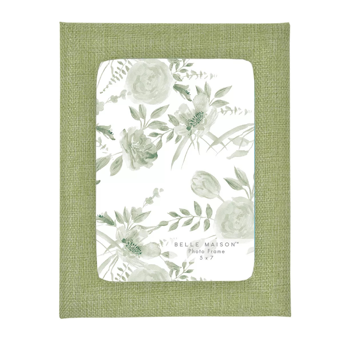 Belle Maison 5" x 7" Light Green Burlap Tabletop Frame | Kohl's