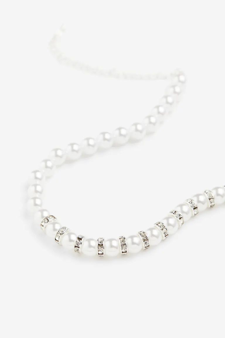 Perlenkette - Weiß - Ladies | H&M DE | H&M (DE, AT, CH, NL, FI)