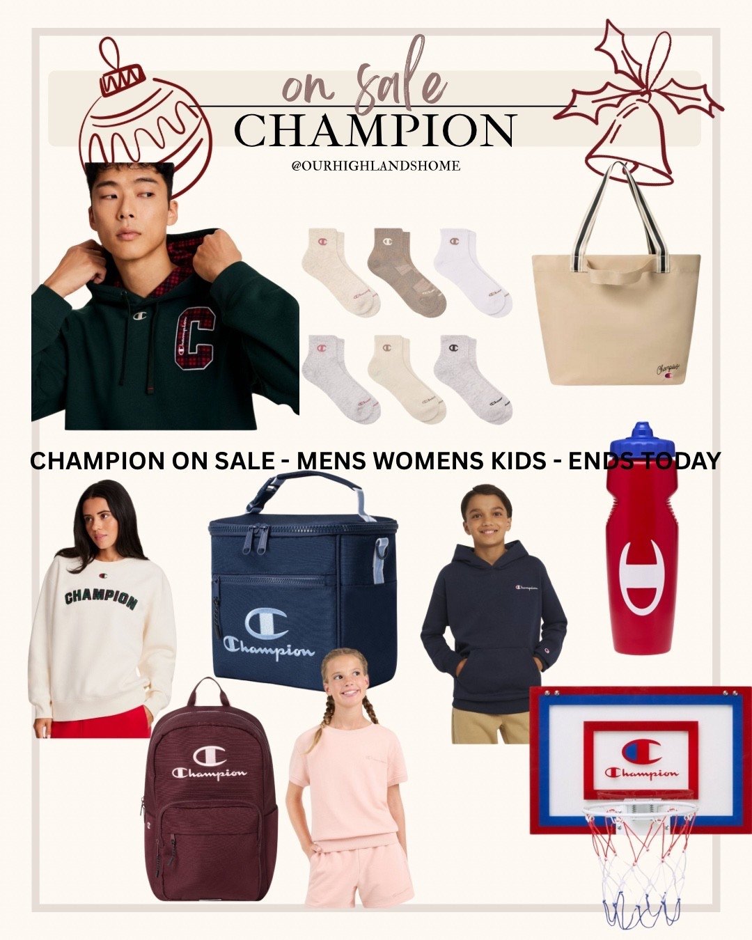 loving this holiday style champion gear. items that are on sale end today. men women kids 

#LTKHoliday #LTKGiftGuide #LTKSaleAlert