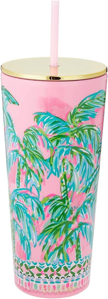 Lilly Pulitzer Tumbler with Straw Suite Views One Size, 24 fluid ounces | Amazon (US)