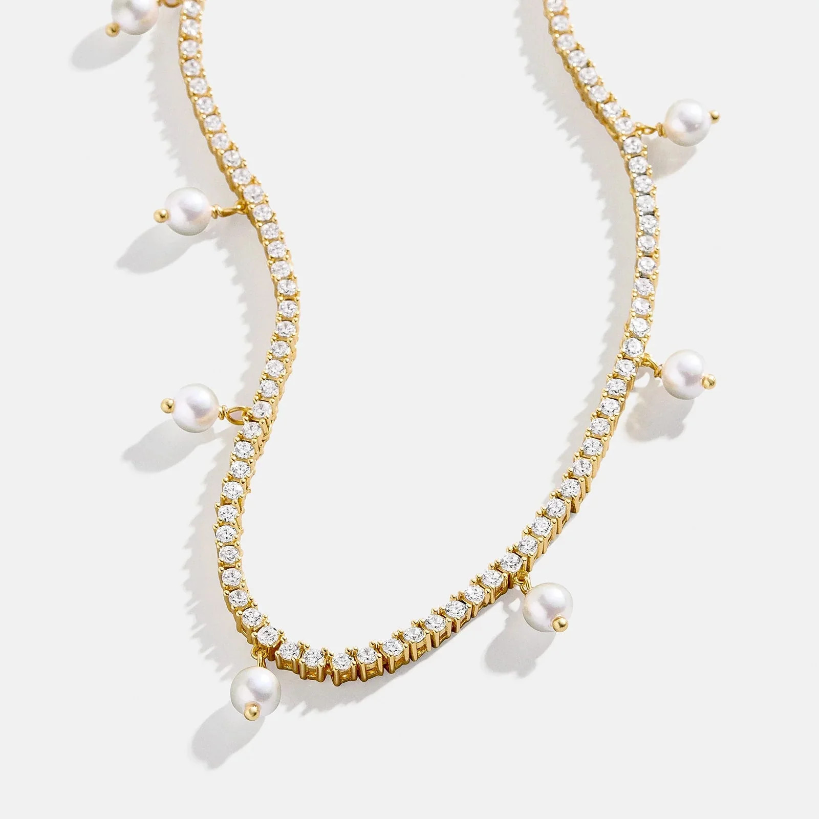 18K Gold Alice Necklace - Gold/Pavé | BaubleBar